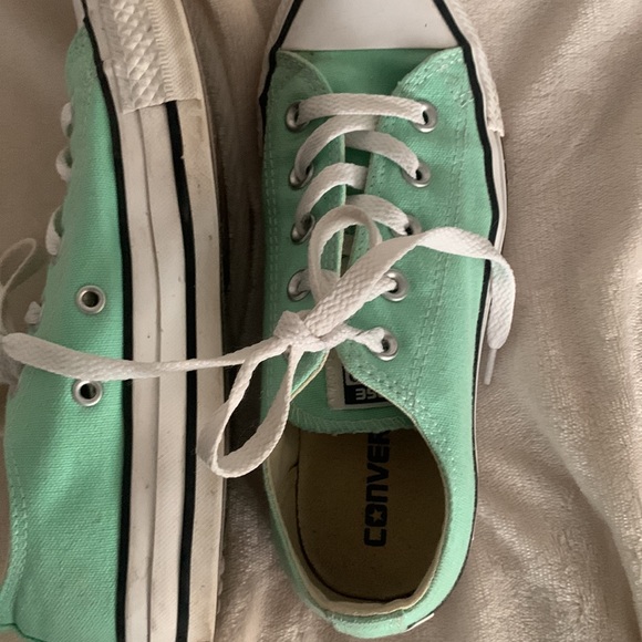 Turquoise converse - Picture 2 of 4